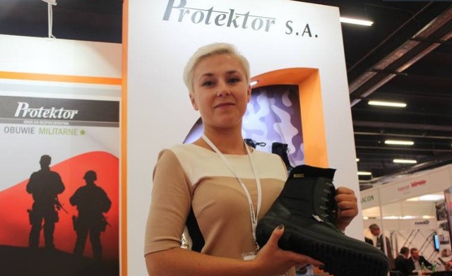 Stoisko firmy Protektor na Międzynarodowym Salonie Przemysłu Obronnego w Kielcach w ubiegłym roku