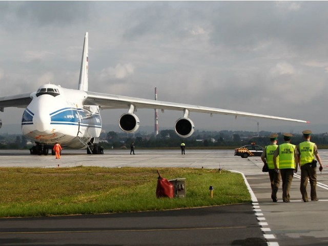 Loty cargo na Florydę to szansa na podniesienie rangi lotniska w Rzeszowie/Jasionce. Na zdjęciu towarowy rusłan.