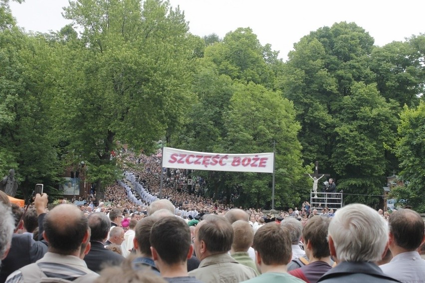 Pielgrzymka mężczyzn do Piekar pod hasłem Rodzina Miłością...