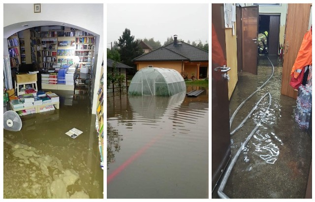 Podtopienia i zalania na Śląsku w poniedziałek, 22 sierpnia. Jeziora na podwórkach i drogach