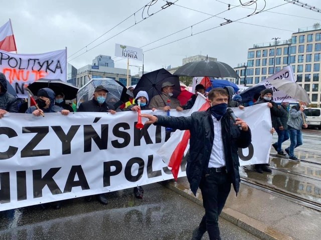 Protest rolników w Warszawie