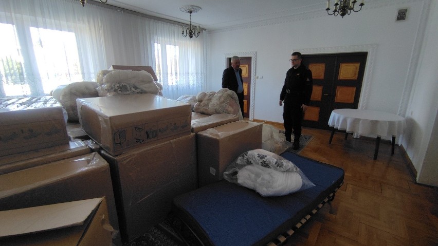 W remizach Ochotniczych Straży Pożarnych - Góry, Pacew, Przybyszew i Dobieszyn gotowe miejsca dla uchodźców z Ukrainy. Zobacz zdjęcia