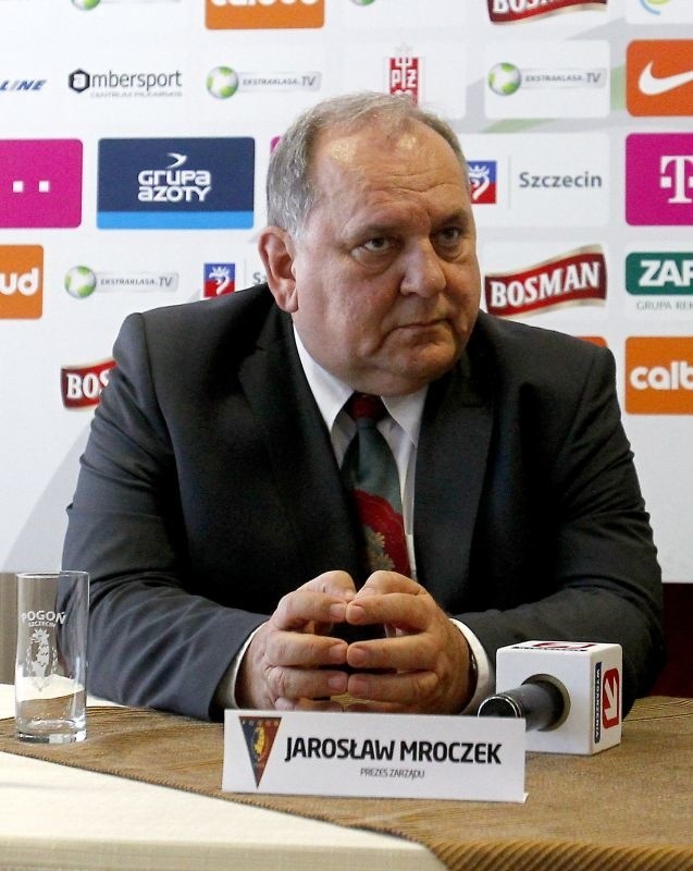Prezes Pogoni Szczecin Jarosław Mroczek.