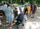 Radom Art Day w parku Kościuszki. Łaźnia podsumowała warsztaty plastyczne dla dzieci z Ukrainy. Można było zobaczyć, jak pracują artyści