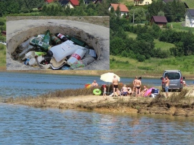 Kto w tym roku posprząta śmieci po wypoczywających nad Jeziorem Mucharskim?