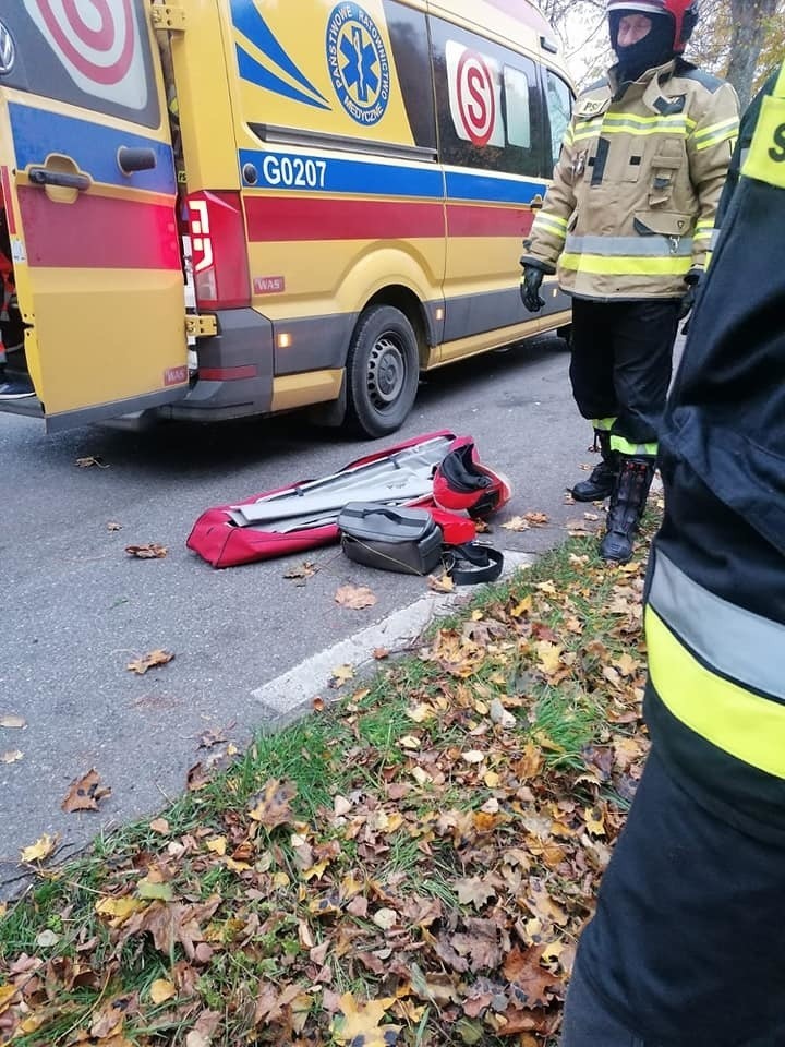 Wypadek na trasie Miastko – Wołcza Wielka. Jedna ranna osoba