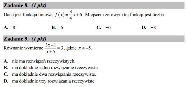 Stara matura 2016: Matematyka poziom podstawowy [ODPOWIEDZI, ARKUSZ CKE]