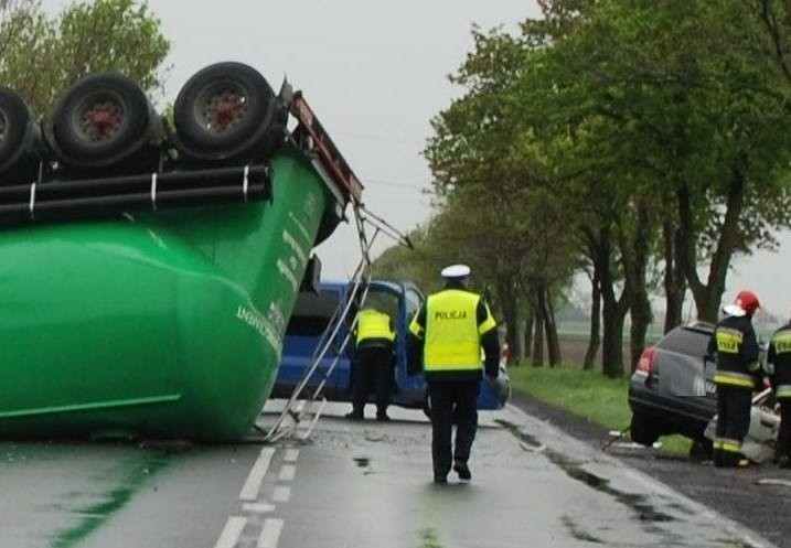 Wypadek w okolicy Kijewa