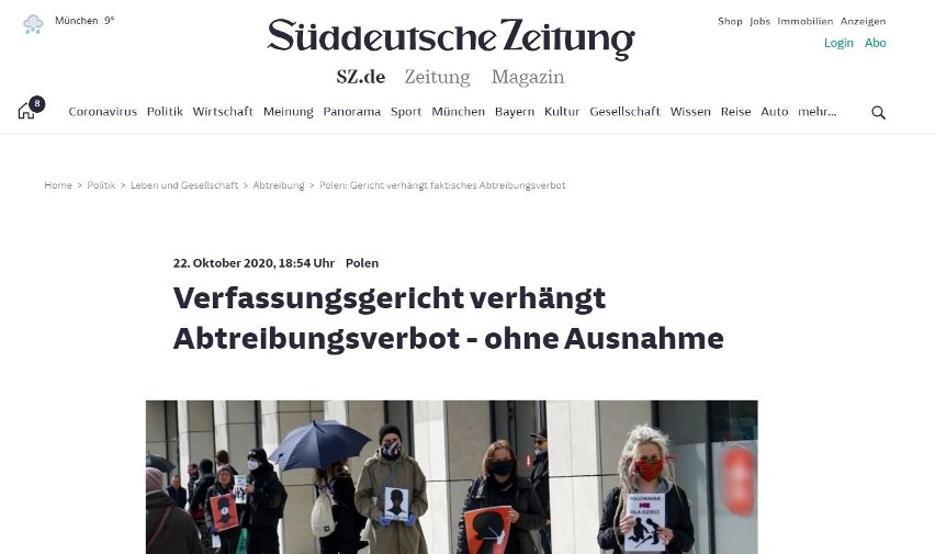 Florian Hassel z Süddeutsche Zeitung uważa, że wyrok TK...