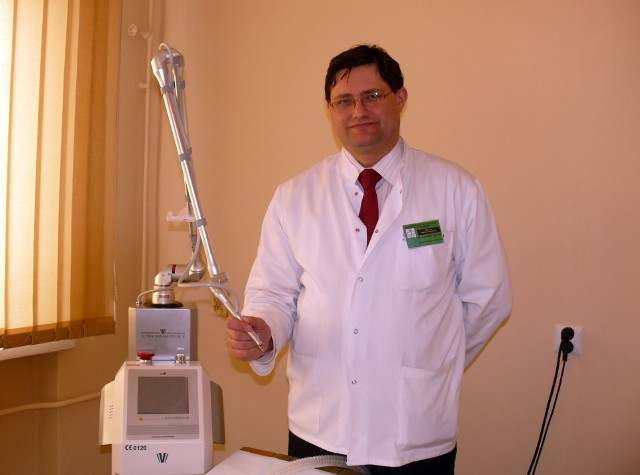 Jerzy Maciąg – lekarz kierujący Oddziałem Dermatologicznym w Powiatowym Szpitalu Specjalistycznym
