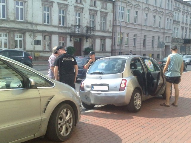 Wypadek na Placu Jagiellońskim w Chojnicach