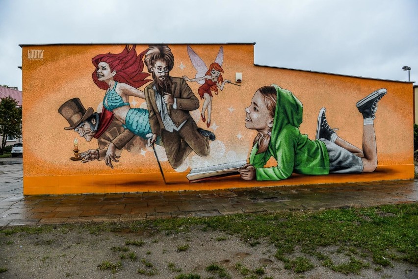 Mural znajduje się w gdańskiej dzielnicy Przeróbka