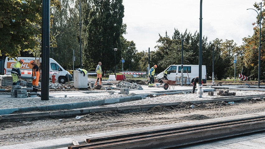 Przebudowa na Wałach gen. Sikorskiego i ul. Chopina. Jak przebiegają prace? [zdjęcia]