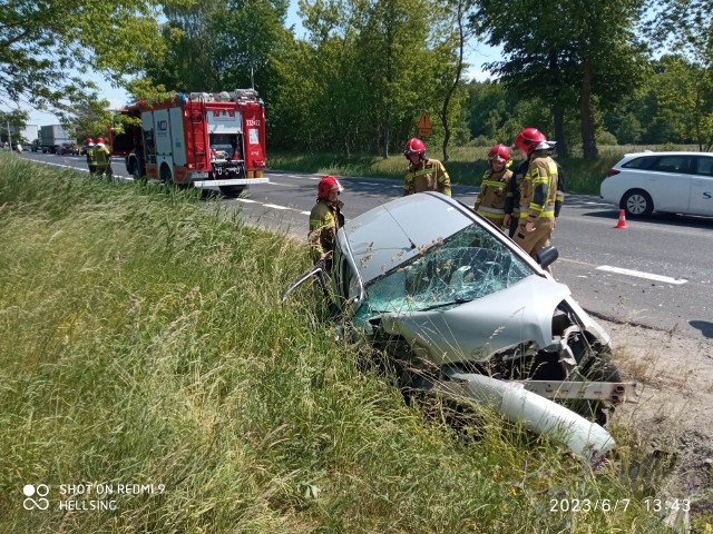 Do groźnego zdarzenia doszło w środę w godzinach popołudniowych na drodze krajowej nr 6.