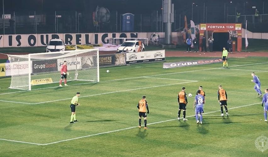 Fortuna 1 Liga. Skrót meczu Chrobry Głogów - Stomil Olsztyn 2:0 [WIDEO]