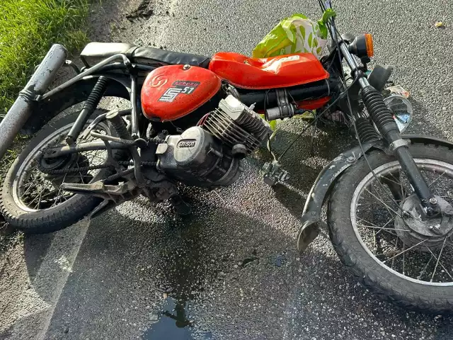 Pod Gubinem doszło do śmiertelnego wypadku. Nie żyje motocyklista.