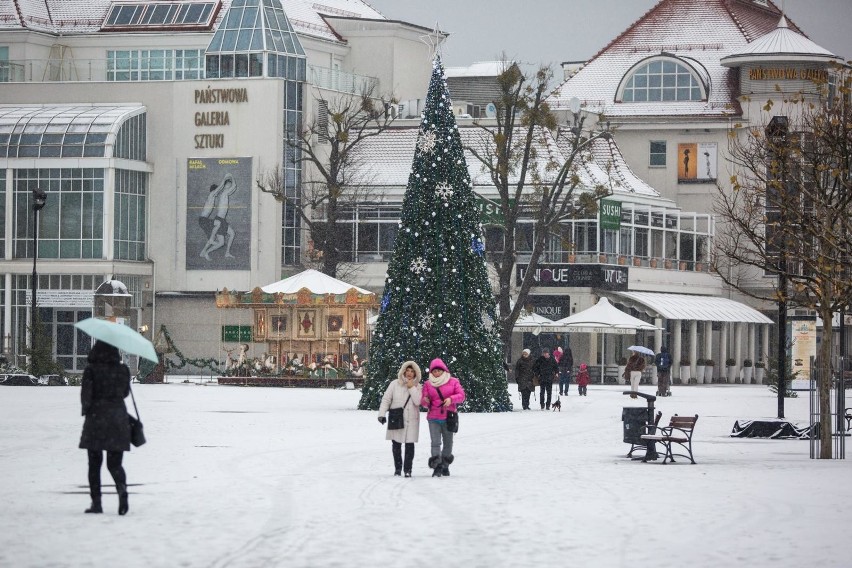 Sopot w zimowej scenerii