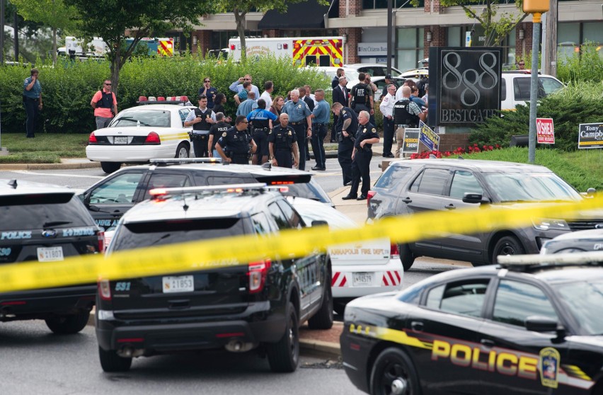 Strzelanina w USA. Uzbrojony napastnik zabił pięcioro dziennikarzy gazety „Capital Gazette” ukazującej się w Annapolis