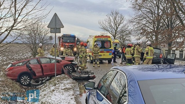 Wypadek w gminie Piątnica