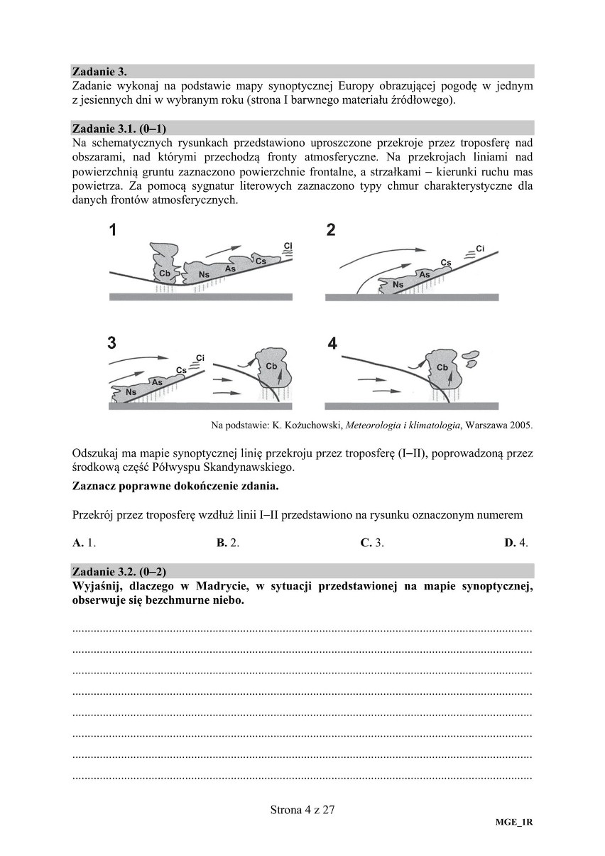 Matura GEOGRAFIA 2020: arkusz CKE