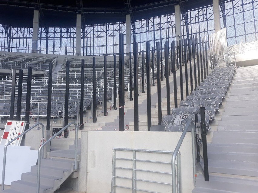 Stadion Pogoni Szczecin - stan prac na 15 czerwca 2022.