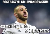Memy po wtorkowych meczach LM: Benzema wystraszył się Lewego, Manchester United za burtą [GALERIA]