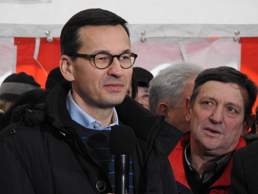 Premier Mateusz Morawiecki z wizytą w Podlaskiem. Odwiedził...