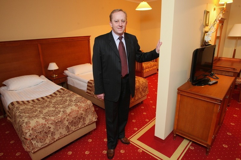 Jarosław Łączkiewicz, właściciel hotelu Miedziana Góra...
