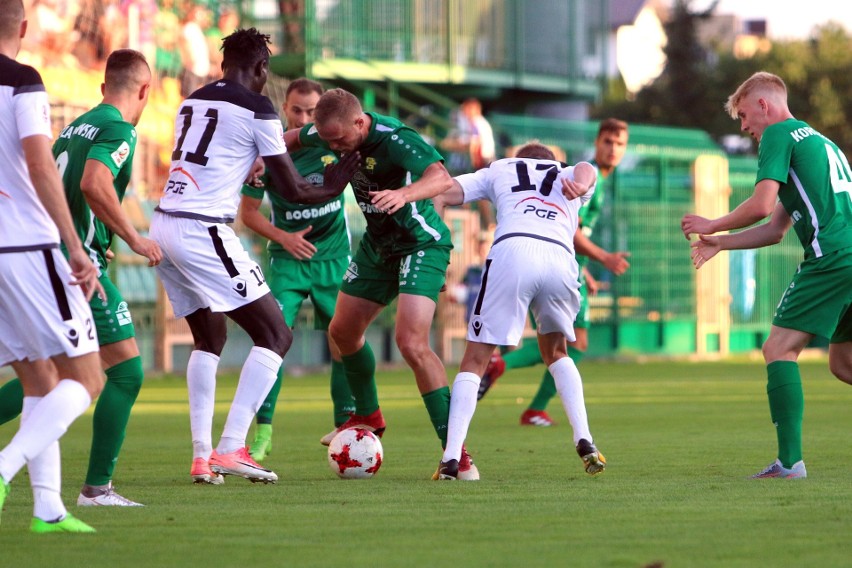 Górnik Łęczna - GKS Bełchatów 1:1. Mecz niepokonanych na remis (ZDJĘCIA)