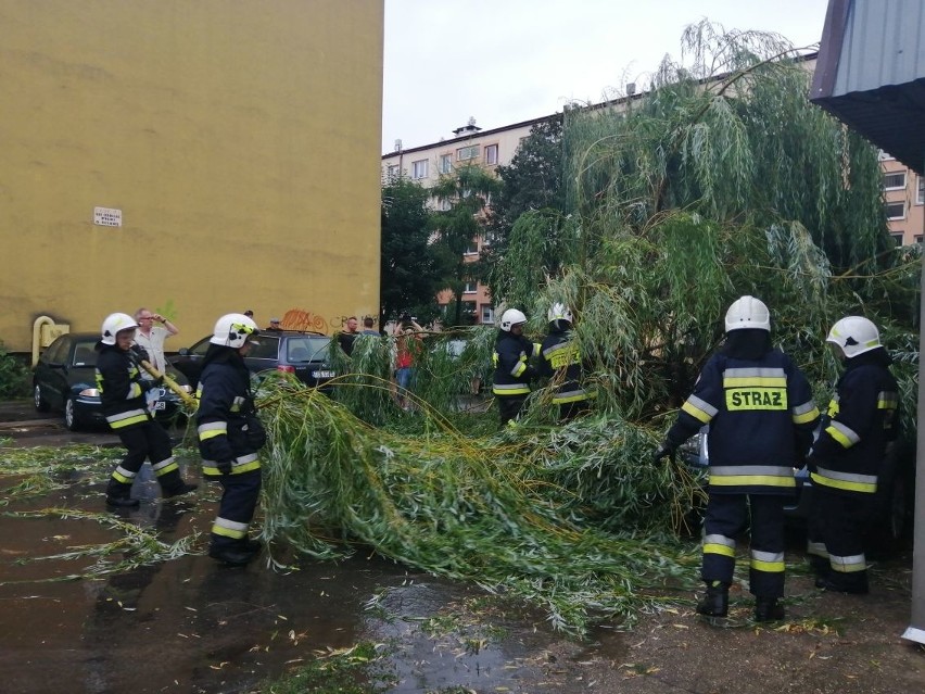 Nawałnica w Ostrowcu Świętokrzyskim