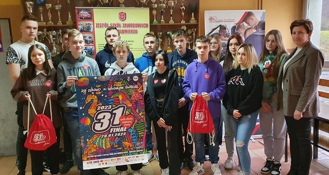 Uczniowie Zespołu Szkół Zawodowych w Skalbmierzu  również kwestować będą na ulicach miasta w najbliższą niedzielę