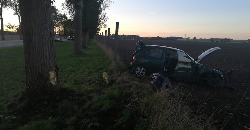 Wypadek koło Mianowic na DK 6. Zderzyły się dwa samochody [ZDJĘCIA]