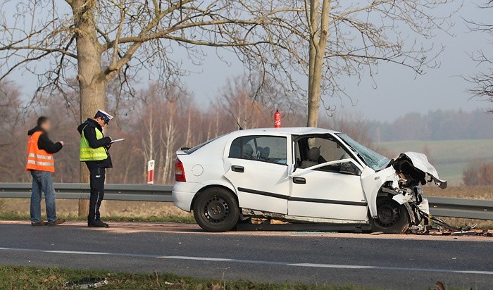 Wypadek na trasie Slupsk - Ustka