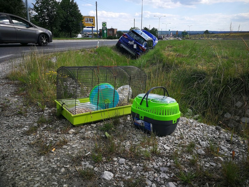 Na miejscu czwartkowej kolizji w Skarżysku