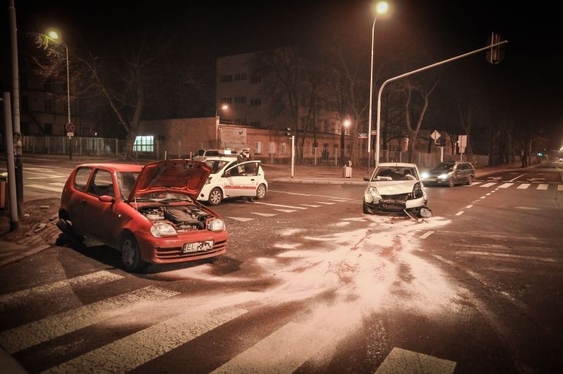Wypadek u zbiegu ulic Sienkiewicza i Wigury