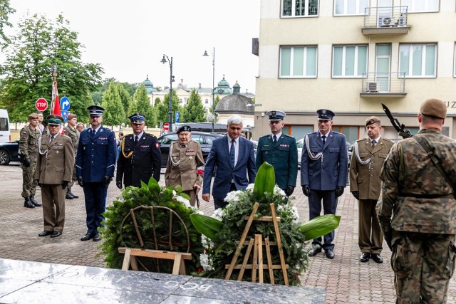 1 lipca 2023 roku Białystok. Uroczystości upamiętniające 79. rocznicę akcji "Burza" w okręgu Białystok Armii Krajowej