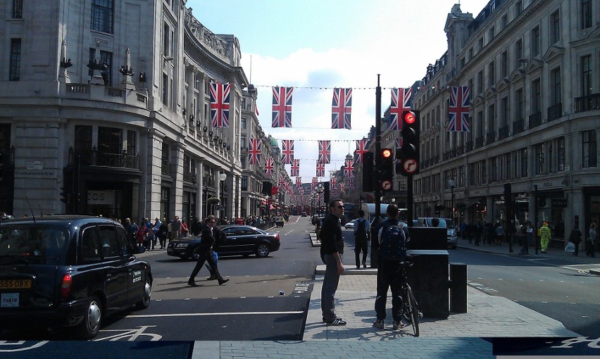 Regent Street prawie w całości jest własnością brytyjskiej...