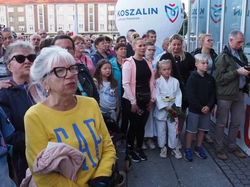 Przywitanie Małgorzaty Hołub-Kowalik w Koszalinie