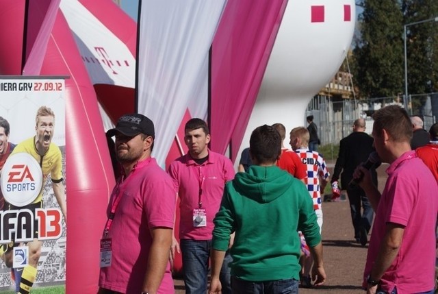 Fan Zone T-Mobile przed meczem Górnik - Śląsk