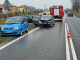 Wypadek w Trzebiesławicach. Dwie osoby ranne w zderzeniu na drodze krajowej numer 9