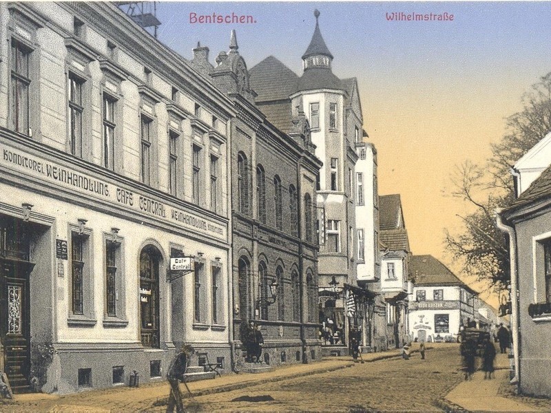 Zbąszyń: Ulica Wilhelmstrasse przed pierwszą wojną