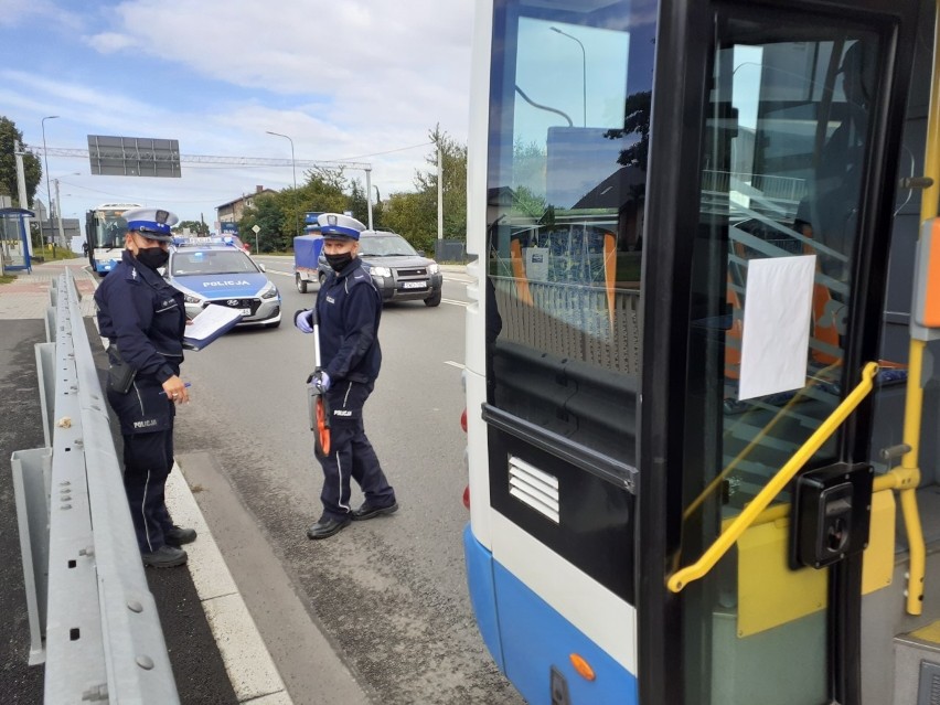 Wypadek autobusu w Rybniku....