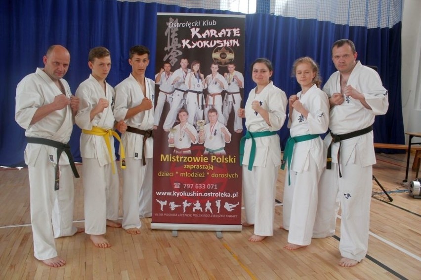 Reprezentanci Ostrołęckiego Klubu Karate Kyokushin...