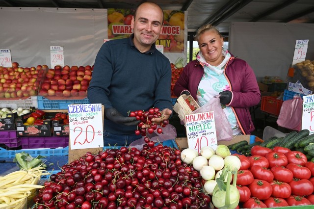 Po ile czereśnie na kieleckich bazarach?