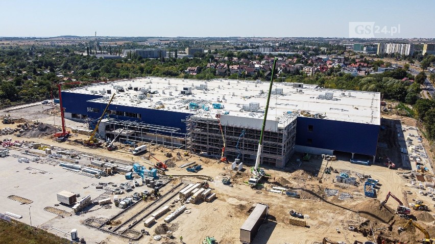 IKEA w Szczecinie - zdjęcia z placu budowy