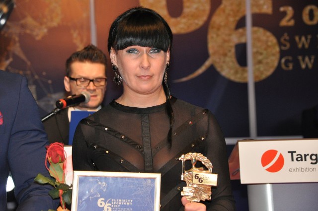 Beata Kij w trakcie plebiscytowej gali, która odbyła się 2 lutego w Targach Kielce.