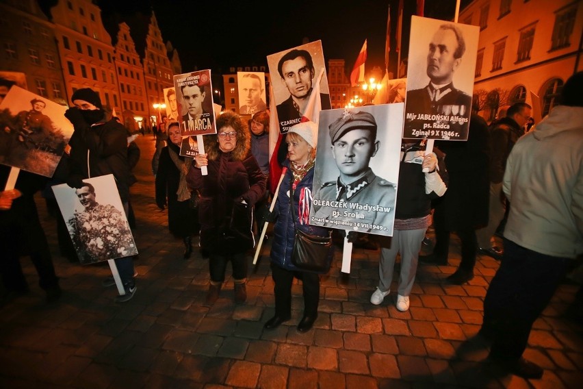 Marsz pamięci żołnierzy wyklętych przeszedł przez Wrocław