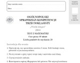 Sprawdzian trzecioklasisty 2014 z OPERONEM. PYTANIA I ODPOWIEDZI do testu z matematyki