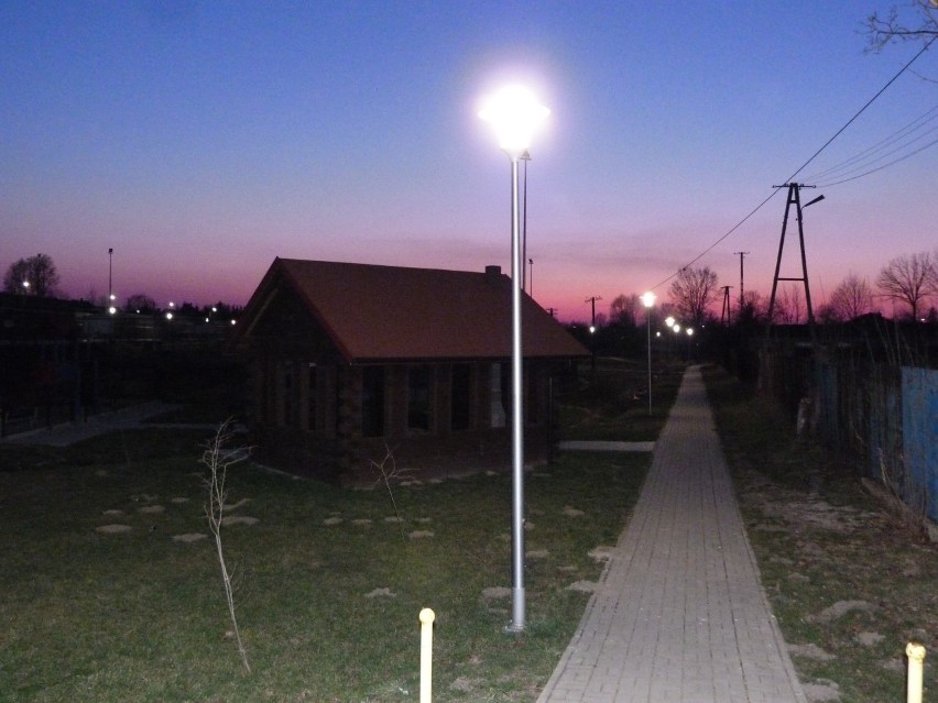 Miejsce rekreacyjne w Promniku zyskało oświetlenie. Jest tu teraz bezpiecznie