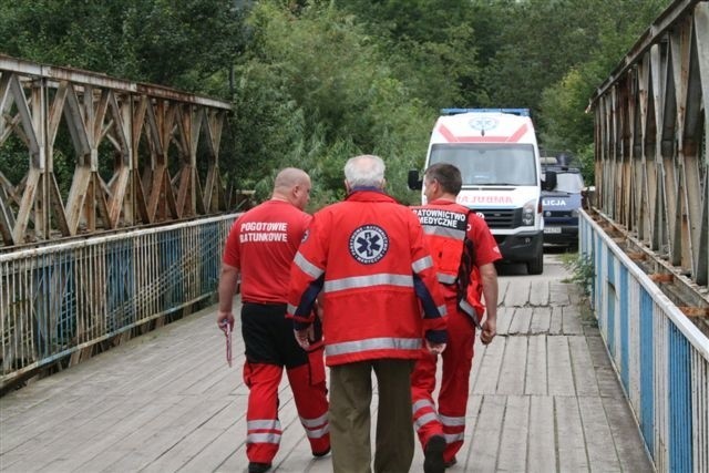 Ciało mężczyzny przy moście czołgowym w Słupsku